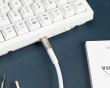 Double-Sleeved Geek Kabel 8K - Hvit