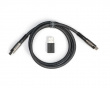 Double-Sleeved Geek Kabel 8K - Svart