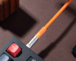 Double-Sleeved Geek Kabel 8K - Oransje