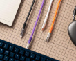 Double-Sleeved Geek Kabel 8K - Oransje