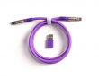 Double-Sleeved Geek Kabel 8K - Lilla