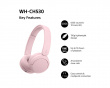 WH-CH530 trådløse on-ear hodetelefoner - Pink