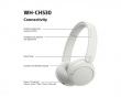 WH-CH530 Trådløse On-Ear Hodetelefoner - Hvit