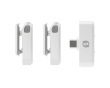 Wireless Micro USB-C Mikrofonsystem - Hvit