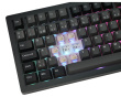 M1 V5 Trådløst Tastatur - Black & Silver [Penguin Silent Linear]