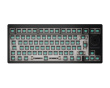 80HE+ Tastatur - Zinc Alloy Black [Lekker Tikken] - ISO