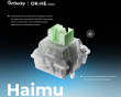 OK-HE-75 - 75% Mekanisk tastatur - Nordisk ISO - [Haimu HE-bryter]