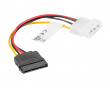 Molex (Han) til SATA (Hun) Kabel 15cm