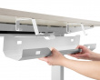 Premium Kabelkanal for montering under Skrivebord - Hvit (DEMO)