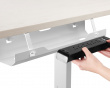 Premium Kabelkanal for montering under Skrivebord - Hvit (DEMO)