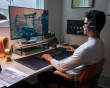 K100 AIR Wireless RGB Ultra-Thin Gaming Tastatur [MX ULP Tactile] - Svart (DEMO)