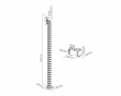 Flexible Desk Cable Management Spine - Hvit Kabelkanal (DEMO)