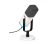 AMPLIGAME AM8 RGB USB/XLR Mikrofon - Dynamisk Mikrofon - Hvit (DEMO)