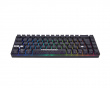 BLACKICE Base 65 Hotswap Gaming Tastatur - ISO UK [White Flame]] (DEMO)