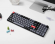 K17 Pro QMK/VIA RGB Hotswap Low Profile Tastatur [Red] (DEMO)