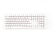 White Double-Shot PBT Keycap Set - ISO - Hvit (DEMO)