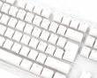 White Double-Shot PBT Keycap Set - ISO - Hvit (DEMO)