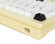 MOD 007B HE Tastatur - Cream White [Cream Yellow Magnetic] (DEMO)