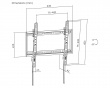 Tilt Veggfeste for TV 32″-75″ - Svart (DEMO)