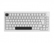 5075B Plus-S Black on White Trådløst Tastatur - Hvit [V3 Lavender Purple Pro] (DEMO)