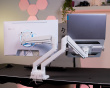 Alzare Neo Duo Skjermstativ - Hvit (DEMO)