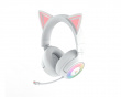 Kraken Kitty V3 PRO Trådløst Gaming Headsett - Hvit (DEMO)