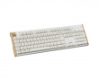 K10 HE SE Trådløst QMK Tastatur [Gateron 2.0 Purple Magnetic Switch] - Wood White (DEMO)