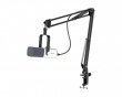 AM8T USB/XLR Dynamisk Mikrofon og Boom Arm - Hvit (DEMO)