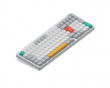 Halo96 V2 Trådløst Tastatur – Ionic White [Raspberry Switch] (DEMO)