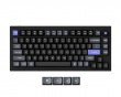 Q1 HE 8K Hotswap Knob ISO Tastatur - Svart [Lime Magnetic Switch] (DEMO)