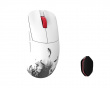 YING Magnesium Gaming Mus - Hvit/Svart [Omron Opticals] (DEMO)