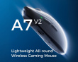 A7 V2 Ultra Trådløs Mus - Hvit (DEMO)