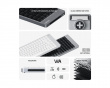 Flow 2 84 Lavprofil Mekanisk Tastatur [Kailh Pulse Tactile] – Svart (DEMO)