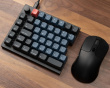 Q11 Hotswap Knob Split ISO Tastatur - Sort [Gateron G Pro Red] (DEMO)