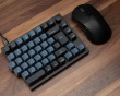 Q11 Hotswap Knob Split ISO Tastatur - Sort [Gateron G Pro Red] (DEMO)