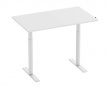 Skrivebord Hev og Senkbart 1200x700mm Sveiv - Hvit