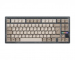 80HE Ghost ISO + Retro Keycaps