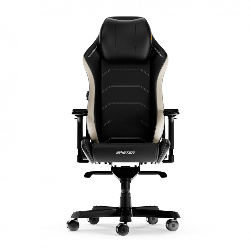 DXRacer MASTER XL Svart & Hvit Mikrofiber Lær