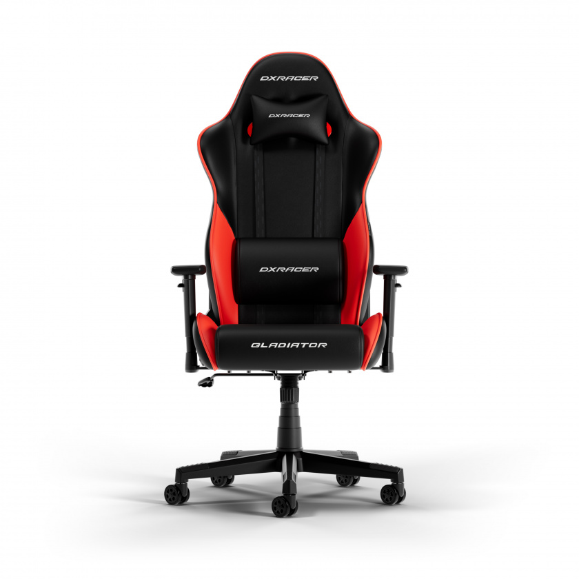 DXRacer GLADIATOR L Svart & Rød PVC Lær