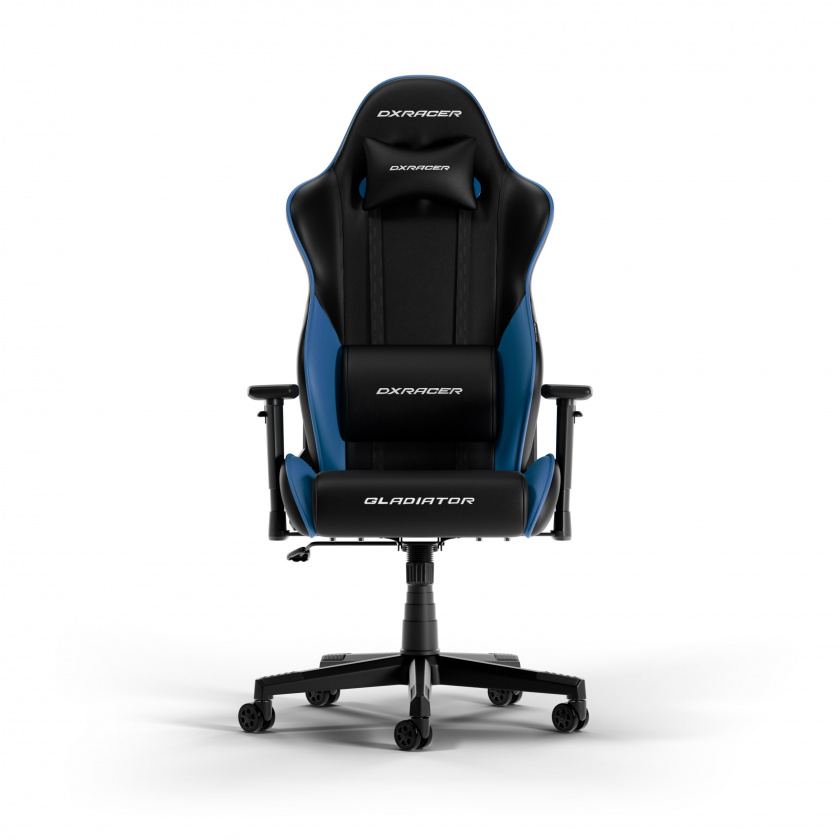 DXRacer GLADIATOR L Svart & Blå PVC Lær