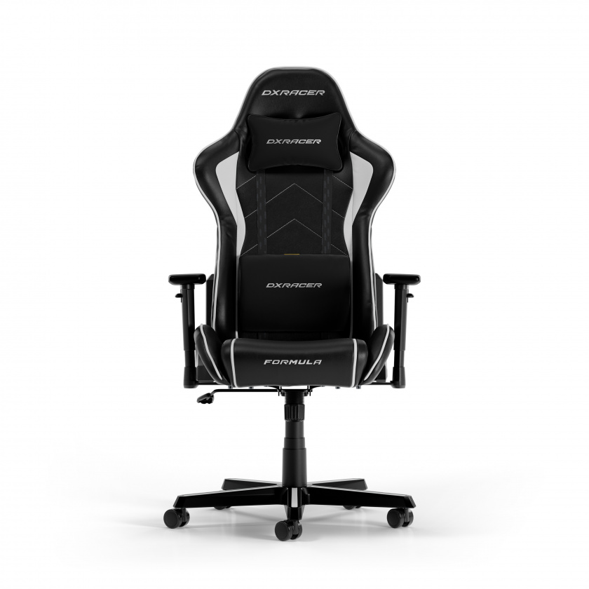 DXRacer FORMULA XL Svart & Hvit PVC Lær