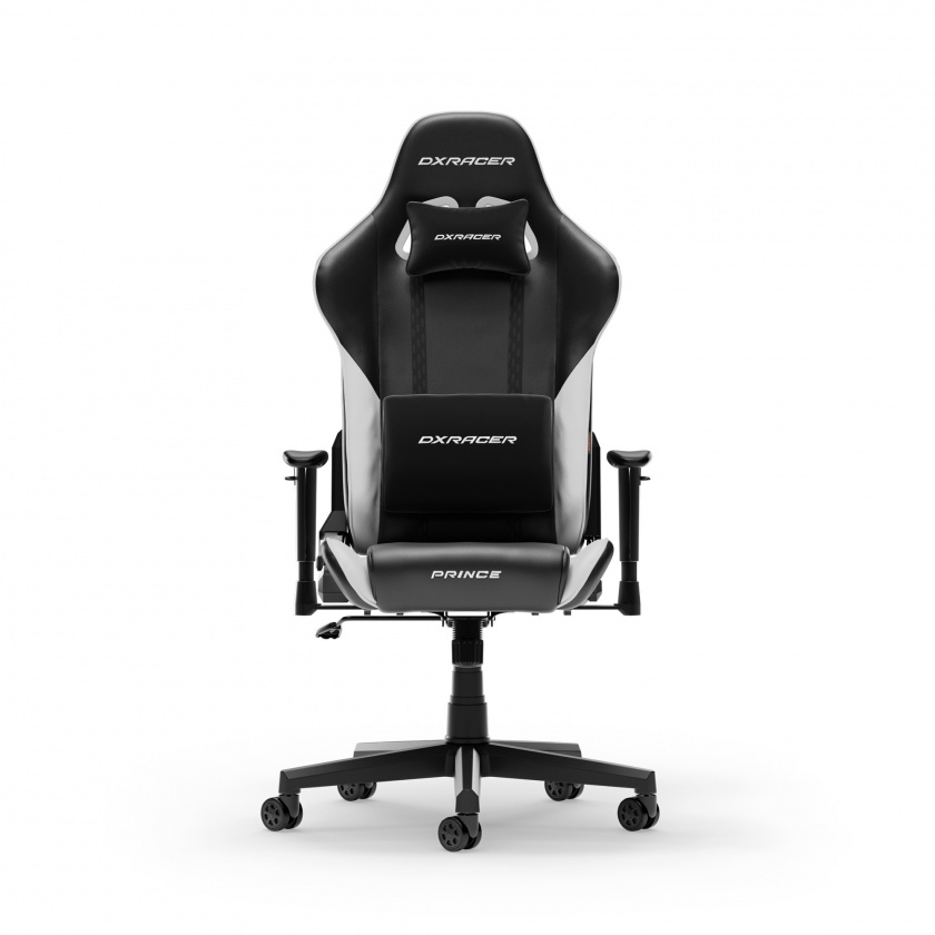 DXRacer PRINCE L Svart & Hvit PVC Lær