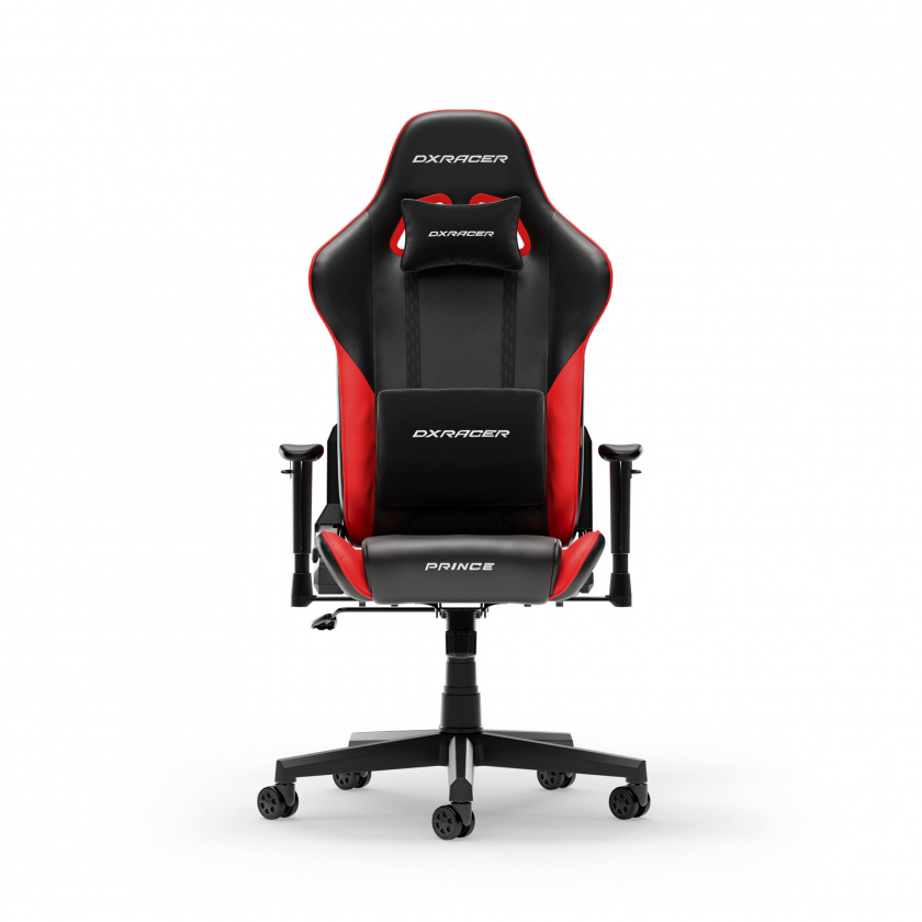 DXRacer PRINCE L Schwarz & Rot PVC Leder