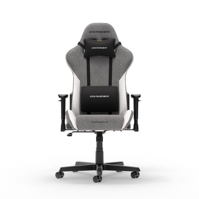 DXRacer FORMULA L Grå & Hvit Stoff