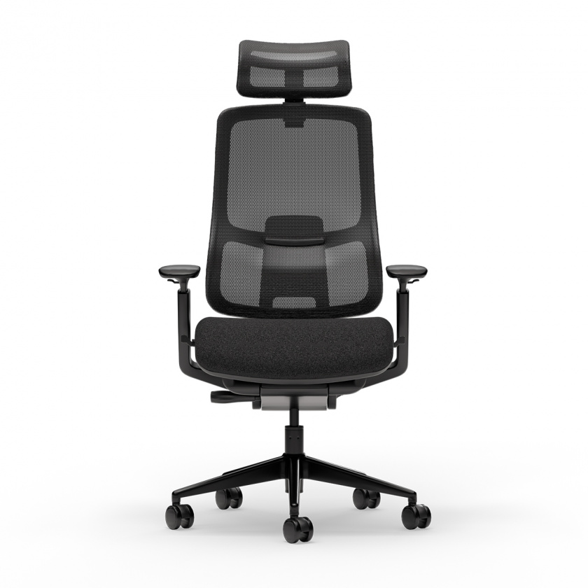 MaxMount NeoXL Ergonomisk Kontorstol – Svart