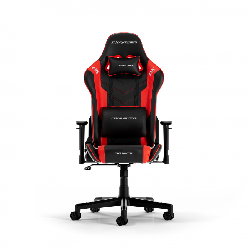 DXRacer PRINCE L Svart & Rød PVC Lær